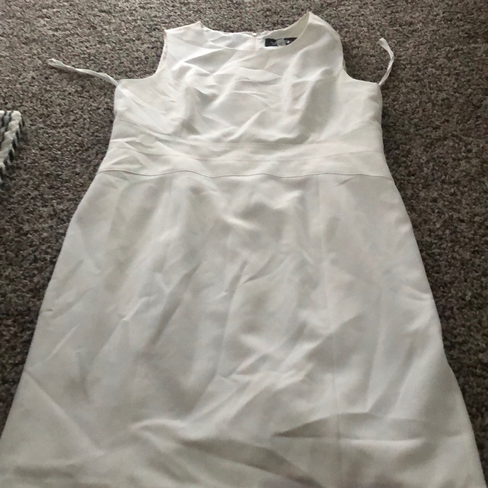White evening dress